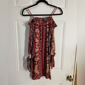 NWT City Triangles Boho Off the Shoulder Dress, small